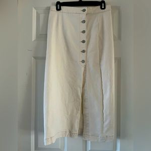 Free People button down skirt